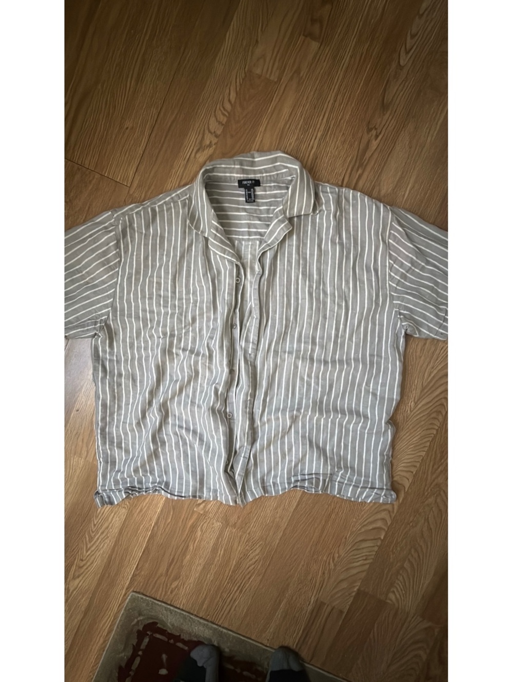 men's striped button-up shirt size XXL
